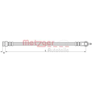 Metzger Bremsschlauch hinten Mazda Cx-5