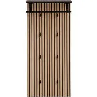 welltime Garderobenpaneel Hank, Garderobenpaneel, Made in Germany, B: 50 cm, Solide Verarbeitung - Dieses Produkt ist in Deutschland gefertigt