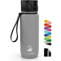 coolrhino Trinkflasche rhinoSport Tritan Sportflasche 350 ml, 650 ml, 1 liter, 1,5 l, Wasserflasche auslaufsicher für Sport, Outdoor, Schule und Fahrrad