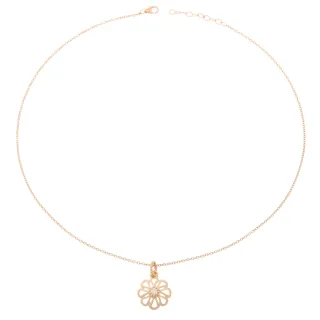 Orphelia Damen-Kette aus 925er Sterlingsilber mit Anhänger - Rosé ZH-6017/1