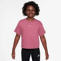 Nike Sportswear T-Shirt G NSW TEE BOY ESSNTL LBR Kurzarm, mit Rundhalsausschnitt, aus Baumwolle, normale Länge