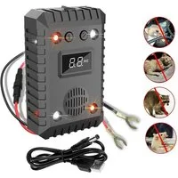 PRIISF Marder-Abwehrgürtel Marderschreck Ultraschall DC 12-24V Mäuseabwehr 80m² Ratte Wegfahren, AA USB Marderabwehr Mäuse Ratten Abwehr Schädlingsbekämpfer, Sofortiger & Langfristiger Marderschutz im Motorraum Repeller, Effektive Tierschreck für Aut