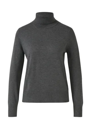 s.Oliver Red Label - Lässiger Rollkragenpullover grau - Gr. - 46