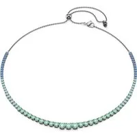 Swarovski Collier Swarovski Damen-Kette Metall Swarovski-Kristall