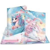 HERMA Organisationsmappe Sammelmappe A3 Karton Happy Unicorns, Innendruck