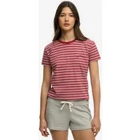 Superdry T-Shirt ESSENTIAL LOGO STR FITTED TEE angenehmes Tragegefühl durch besonders weiche Haptik