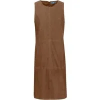 Brigitte von Schönfels Midikleid Kurzes Lederkleid