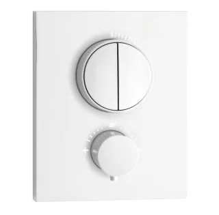 Herzbach DEEP WHITE PUSH Thermostat Unterputz, 23.803050.2.07 23.803050.2.07