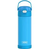 THERMOS Isolierflasche FUNTAINER Water Bottle, doppelwandiger Edelstahl, spülmaschinenfest, 0,47l, 12h kalt, mit dichschließendem Push Button Lid