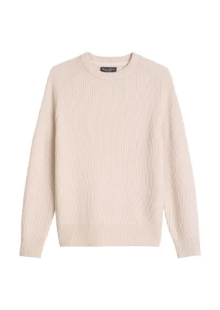 Marc OPolo Casual - Pullover regular Linen Beige - Gr. - M