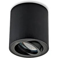 Sweet LED LED Deckenspots spots schwarz Aufbauspot GU10 5W Aluminium Deckenspots 230V, Leuchtmittel wechselbar, Warmweiß, Deckenaufbauleuchte, Aufbaustrahler, Deckenspot