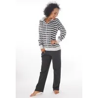 Consult-Tex Hausanzug Damen Hausanzug Homewear Suit (Spar-Set, 1 Stück) Freizeitanzug / Hausanzug mit Streifenmuster