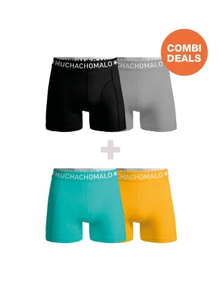 Muchachomalo Herren Boxershorts – 2 Stück Combideal – Herren Unterhosen
