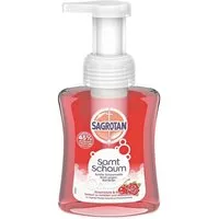SAGROTAN Flüssigseife Kirschblüte & Rose, Schaumseife mit Dual-Effekt, 250 ml