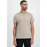 Alpha Industries Rundhalsshirt BASIC T SMALL LOGO Baumwolle, regular fit