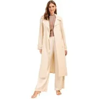 Friends Like These Langmantel Friends Like These leichter Trenchcoat mit Leinen (1-tlg)
