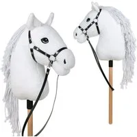 Pink Papaya Steckenpferd Hobby Horse - Steckenpferd mit Halfter/Trense, Hobbyhorse Stockpferd, wunderschöne Designs in je 2 Größen erhältlich
