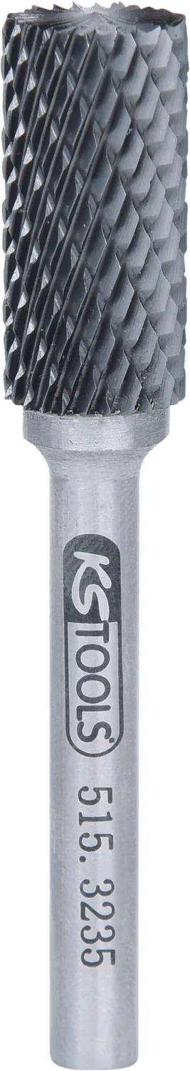 KS Tools HM Zylinder-Frässtift Form A mit Stirnverzahnung - 515.3235