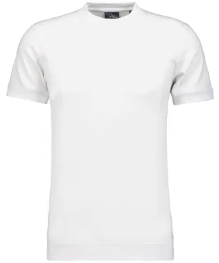 RAGMAN - Pima T-Shirt Rundhals mit Bündchen Weiss - Gr. - 3XL
