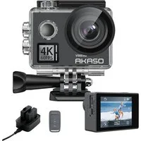 Akaso V50 Elite Action Cam (4K Ultra HD, Wi-Fi 2.4G, wasserdicht bis zu 40m, LDC, Sprachfernbedienung)