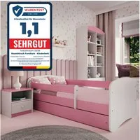 Raumhirsch Furniture Kinderbett Babydream 180x80 cm 160x80 cm 140x70 cm - Komplettset mit Schublade (Bett für Jungs & Mädchen, Einzelbett 2–12 J., mit Rausfallschutz und Lattenrost), Verschiedene Farben