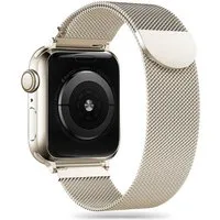 TECH PROTECT Smartwatch-Armband für Apple Watch (42/44/45/49 mm), Elegantes Edelstahl-Milanese Armband