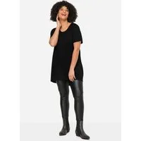 Angel of Style T-Shirt Longshirt Rundhals Halbarm gerundeter Saum