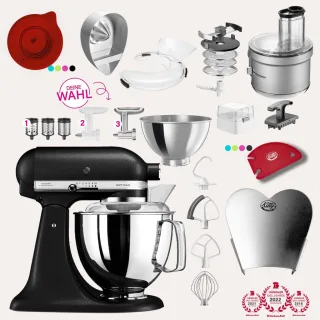 KitchenAid Artisan 4,8 Liter KSM175 Spar-Set mit Food Processor &...