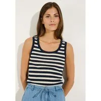 MORE&MORE Shirttop schmales Tank-Top, gestreift