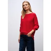 STREET ONE Strickpullover mit feiner Struktur und weitem Schnitt