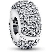 Pandora Charm-Einhänger Stopper Charm aus 925er Silber mit Zirkonia von PANDORA
