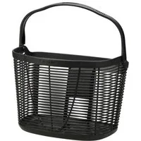 KlickFix Fahrradkorb KLICKfix Fahrradkorb Lamello schwarz 28x39x28 cm