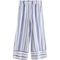 Next Palazzohose Hose aus Leinenmischung mit weitem Bein (1-tlg)