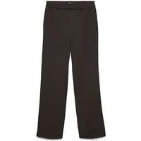 Vero Moda Anzughose VMMAYA MR STRAIGHT SOLID PANT Materialmix, mit Stretch, mide rise, straight fit