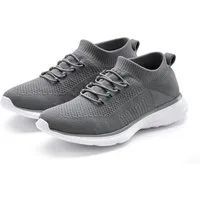 LASCANA Slipper, Halbschuh, Turnschuhe, Slip-On-Sneaker, bequem, Sneaker zum Reinschlüpfen mit elastischen Schnürbändern ultraleicht VEGAN