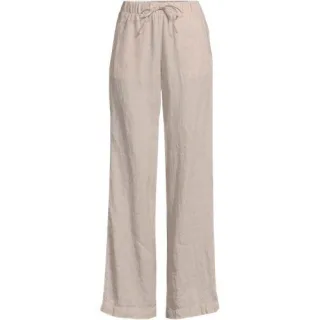 Weite Premium Reinleinen-Schlupfhose für Damen in Plus-Größe, Damen, size: plus, Elfenbein, Leinen, by Lands' End