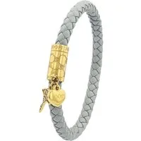 JOOP! Armband JOOP! Armband für Damen, Edelstahl, Leder (Armband m.Anh., 1-tlg)