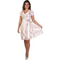 Trachtl Dirndl EMELY Dirndl Trachtenkleid Damen 2:TLG Rosa 46