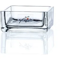 Sandra Rich Teelichthalter SANDRA RICH, GLAS- Schale, "SQUARE bowl 8x8x3,5cm clear"