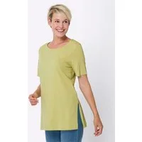Sieh an! T-Shirt Longshirt Kurzarm