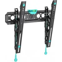 ONKRON TV-Wandhalterung 32-70 Zoll, bis 60 kg, VESA 75x75-400x400, TM5-B, (bis 70 Zoll, neigbar, dünn, flach, Click’n’Pull-System, Wasserwaage)