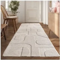 Teppium Teppich Skandinavisches Design, Rechteckig, Höhe: 20 mm, Kurzflorteppich Skandinavische Design Anti-Rutsch Rückseite Waschbar