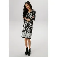 Aniston SELECTED Jerseykleid mit fantasievollem, floralem Druck