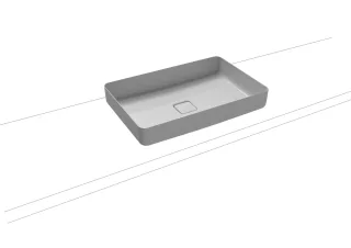 Kaldewei Waschtisch-Schale Miena, Modell 3185 ohne Überlauf 580x380, 909606003199 909606003199