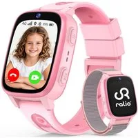 Ralio R5 Go 2026 Neue 4G Smartwatch Kinder mit HD-Videoanrufe, GPS-Ortung Smartwatch (Schulmodus, SOS-Notruffunktion, 3 Tage Akkulaufzeit cm/1,83 Zoll) mehrere Kommunikationswege, ideal für Kinder als KinderUhr mit GPS Tracker, geeignet für Jungen un