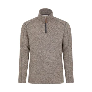 Mountain Warehouse Herren Idris II Half Zip Fleece Top (Beige)