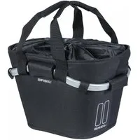 Basil Fahrradkorb Basil City Tasche Classic CarryAll Front schwarz abnehmbar oh Halt 28x