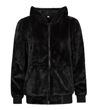 Heat Holders - Ladies Soul Warming Soft Fleece Lounge Hoodie - Schwarz