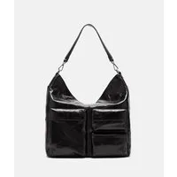 Liebeskind Berlin Schultertasche Archive LK 204 Hobo M, Geräumige Hobo-Bag aus Lackleder