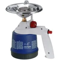 BlueCraft Gaskocher Camping Gaskocher mit Piezozündung für 190g Stechkartuschen Butan, (1-St), Kocher Camping Herd Outdoor Gaskocher tragbar leicht mobil Grillen